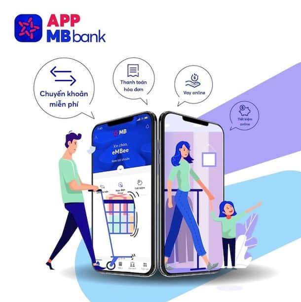 App MB Bank với nhiều tính năng tiện lợi