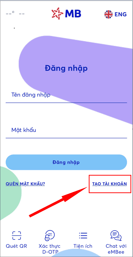 đổi số tài khoản MBbank 1