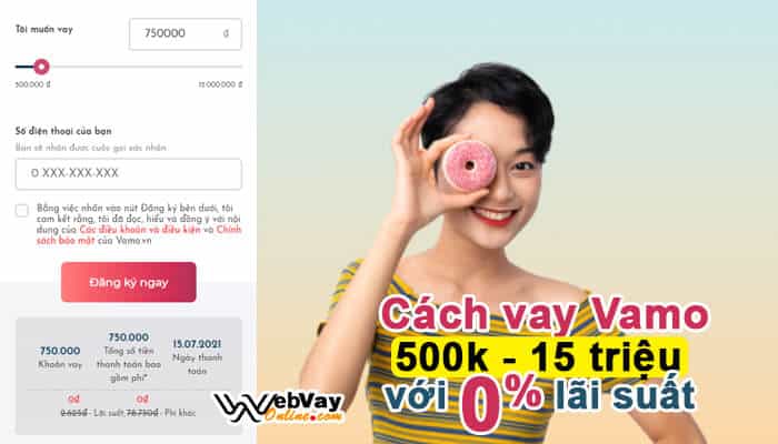 VAMO vay 500k đến 15 triệu online nhanh nhất