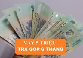 vay 5 triệu trả góp 6 tháng