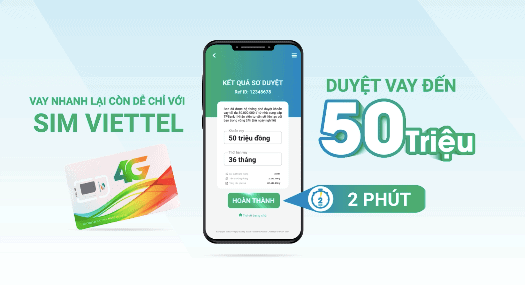 Avay hỗ trợ vay tiền theo sim viettel 