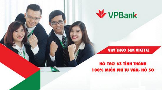 VP Bank hỗ trợ vay tiền theo sim viettel 